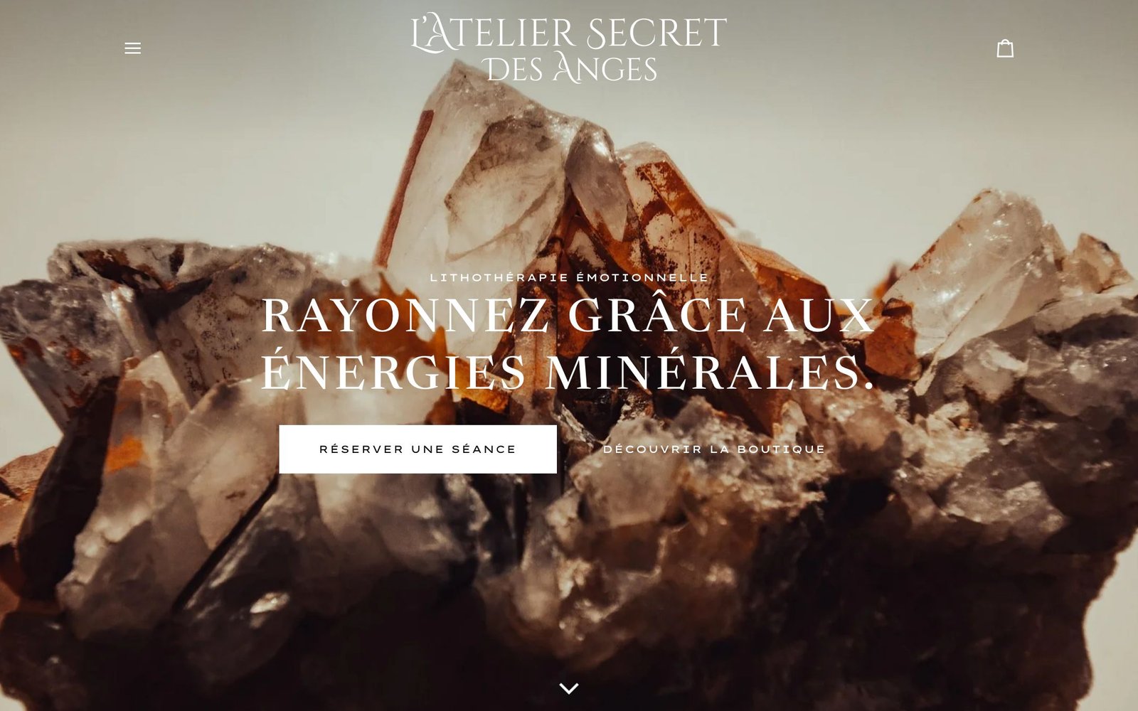 Aperçu du site L'Atelier Secret des Anges